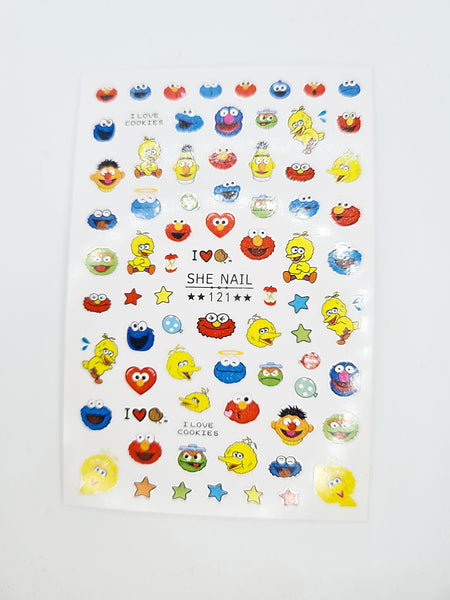 Sesame Street Nail Stickers