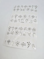 Delicate Flower Stickers