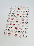 Minnie and Mickey Mouse Nail Stickers