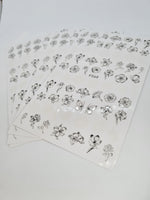 Delicate Flower Stickers